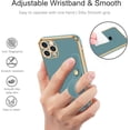 thumbnail image 3 of iPhone 11 Pro Max Case,Phone Case for iPhone 11 Pro Max,Slim Fit Soft with Adjustable Wristband Kickstand Scratch Resistant Shockproof Protective Cover for iPhone 11 Pro Max 6.5", Blue Grey, 3 of 18