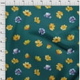 thumbnail image 3 of oneOone Cotton Silk Fabric Flower Watercolor Fabric Prints By Yard 42 Inch Wide, 3 of 4