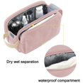 thumbnail image 3 of Toiletry Bag for Men, Canvas Travel Toiletry Organizer Dopp Kit Water-resistant Shaving Bag for Toiletries Accessories,Grey-Medium, 3 of 5