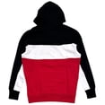 thumbnail image 2 of Kangol Men's Hoodie Colorblock Black Combo Pullover Fleece Sweatshirt (Small, Black Combo), 2 of 3