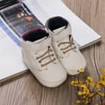 thumbnail image 3 of Douhoow Newborn Baby Boy Soft Sole Cotton Crib Shoes Anti-slip Sneaker Prewalkers, 3 of 7
