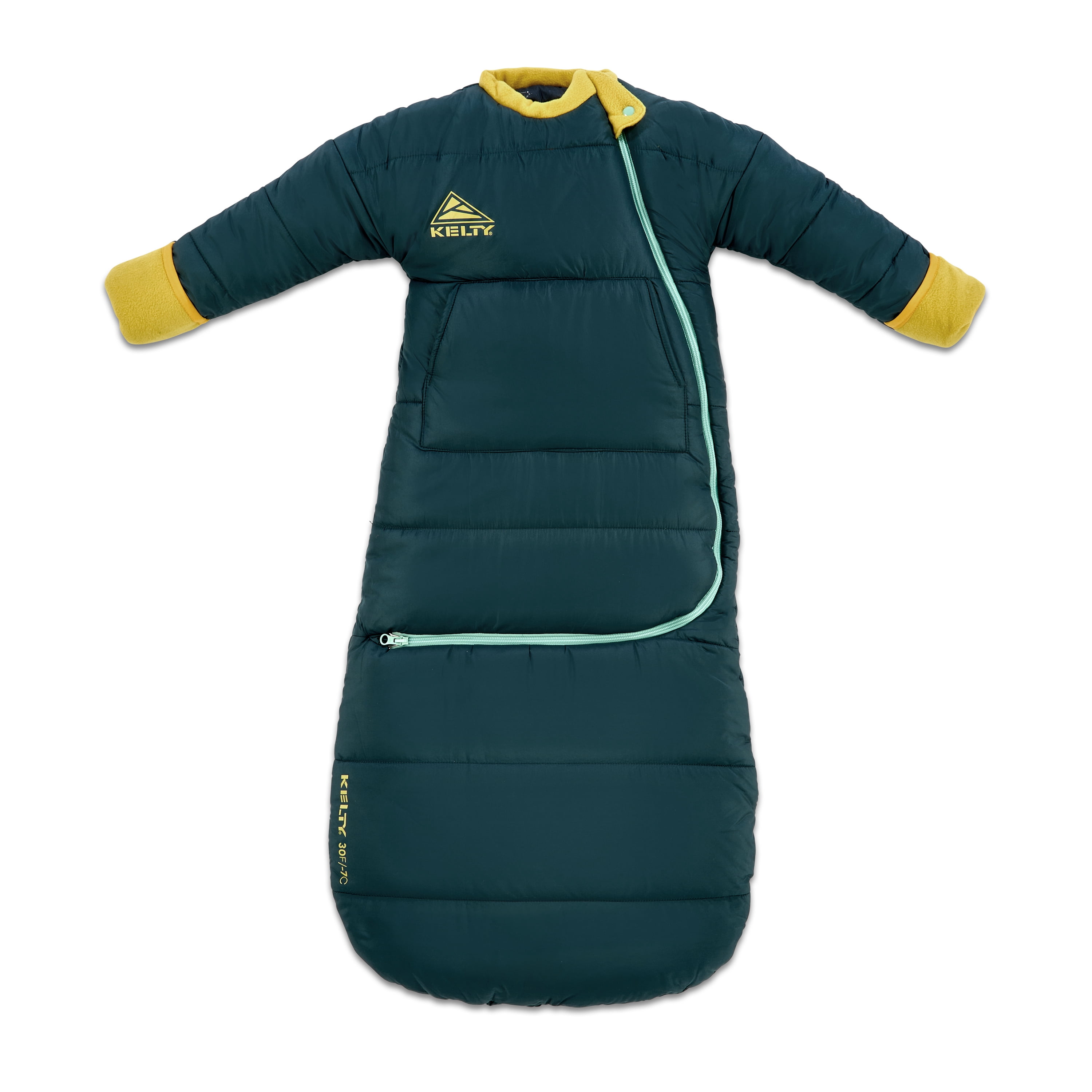 Kelty | Space Cadet 30° Degree Sleeping Bag for Infant 8-24M - Snuggly, Warm, and Cozy Sleeping Bag with Multi-Functional Design for Walking - Mediterranean Color Style