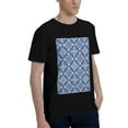 thumbnail image 2 of Bingfone Stylized Flowers Vintage Boho Men'S Loose Fit Short-Sleeve Pocket T-Shirt, 2 of 7