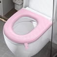thumbnail image 1 of Cojín de asiento de inodoro Eva para adultos | Funda reutilizable para asiento de inodoro para mayor higiene | Anillo de asiento de inodoro portátil para viajes, ideal para el hogar o baños públicos, 1 of 5