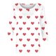 thumbnail image 5 of Camisetas Casuales de las Mujeres 3/4 Manga Cuello Redondo Impreso Blusa Imitación Estante Tela, Camiseta de Moda Superior para el Hogar Diario Y Desgaste Casual Todo el Año, 5 of 9