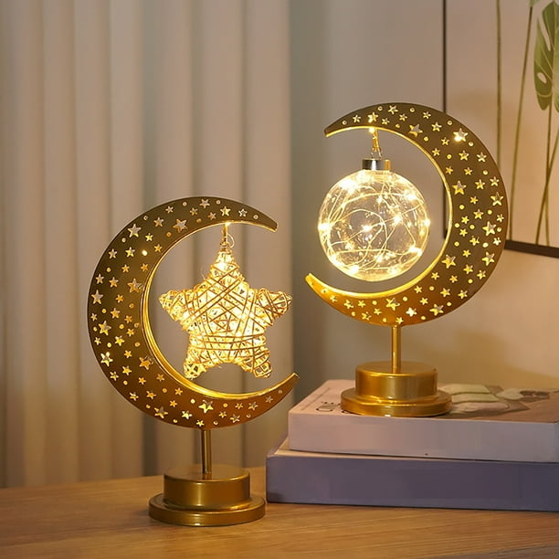 Luz Decorativa Led onlyliua Luz de Estrella Luz de Noche de Hierro Forjado