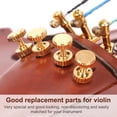 thumbnail image 2 of JUEGO DE AFINADORES FINOS Para Violín Ajustador de Cuerda Dorada de 4 Uds Con Aleación Premium, Fácil Montaje, Piezas de Repuesto para violía 4/4, 2 of 8