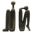 thumbnail image 1 of Sujetalibros decorativos Lukitas Thinker de resina, 23 cm, 1 par/2 piezas, 1 of 9