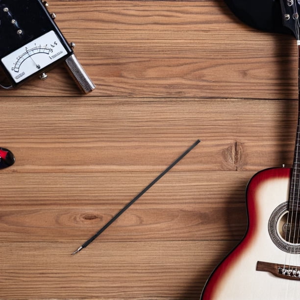 SHOWERORO 4Ud Kit Acero Negro Para Ajustes De Mástil En Guitarras Acústica Eléctrico Y Bajo