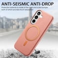 thumbnail image 6 of for Samsung Galaxy S25 Wallet Case with Credit Card Holder, Lychee Texture PU Leather RFID Blocking Kickstand Case, Magnetic Clasp, Frosted Shockproof Phone Cover for Samsung Galaxy S25, Pink, 6 of 8
