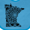 thumbnail image 4 of Inktastic Minnesota Silhouette Mandala Boys or Girls Baby Bib, 4 of 4