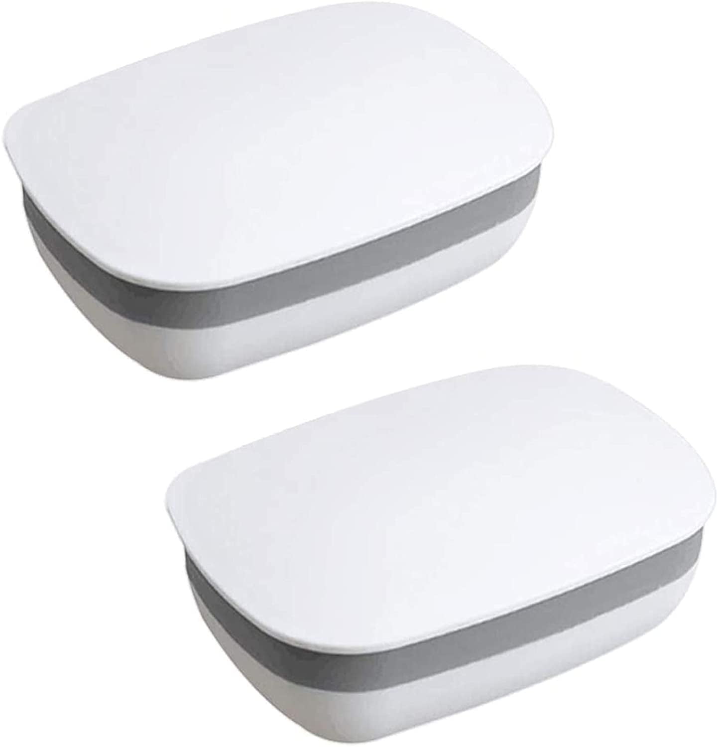 Soap Holder Soap Box Soap Dish Soap Protector Containers with Lid 2
