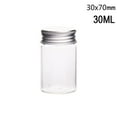 thumbnail image 4 of SSKFHGI Vials Small Glass Bottles Mini Jars With Aluminum Screw Lids New, 4 of 9
