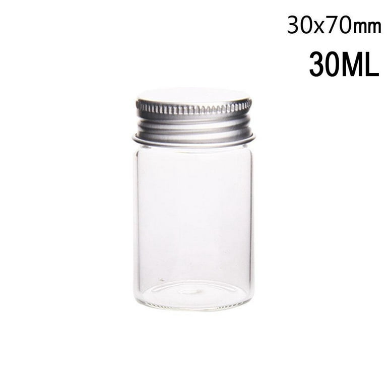 1pcs 50-240ml Big Glass Jars Container Decor Alumina Cap Ornaments Mason Jar  Message Vials High Quality Bottle Storage Bottle - AliExpress