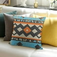 thumbnail image 3 of Decorative Square Throw Pillow Covers Aztec African Ethnic Tribe Couch Sofa Bed Pillow Covers Cushion Cases, 3 of 5
