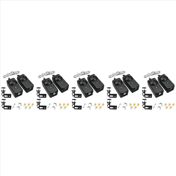 10 Piezas de Ojos de Haz de Sensor de Seguridad para Abridor de Puerta de Garaje Aptos para con Soportes