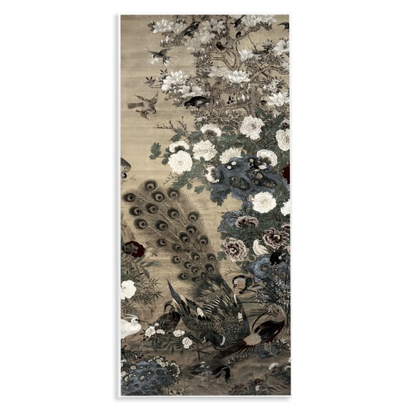 Ornate Silk And Moonlight Wall Plaque Art, design by Vintage Hustle