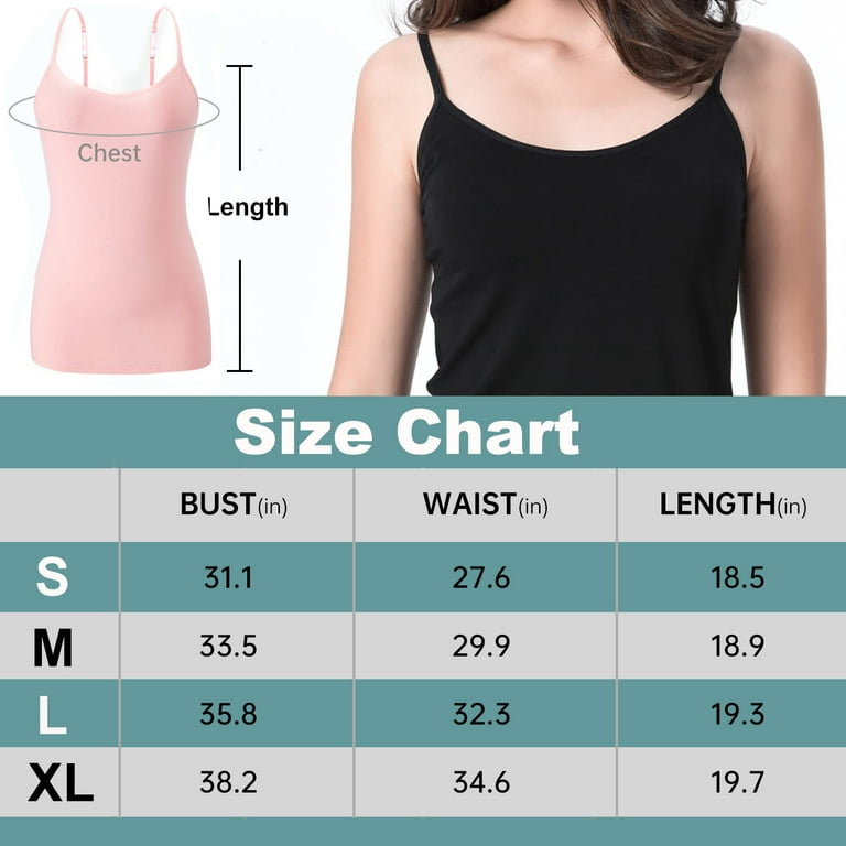 Underwear clearance under $3.00 Bras For Couples Kinky Women'S Camisole  Tops With Built In Bra Neck Vest Padded Slim Fit Tank Tops 