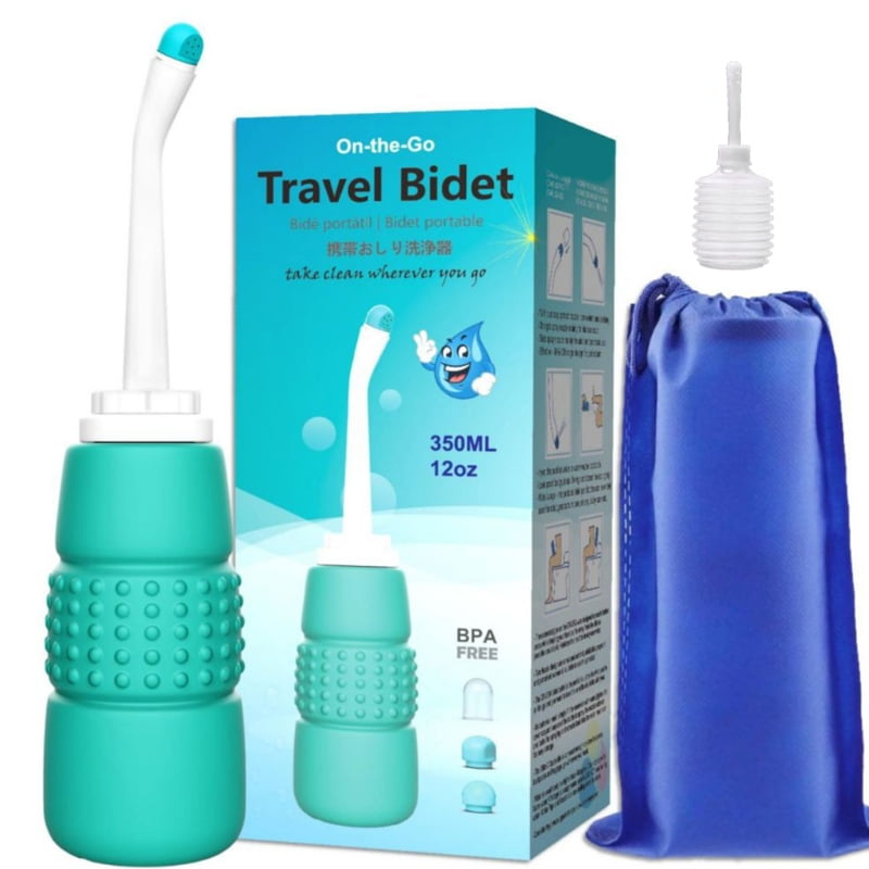 TONKBEEY Portable Travel Bidet Peri Bottle Compatible with Every Bottle for Women 1 Set