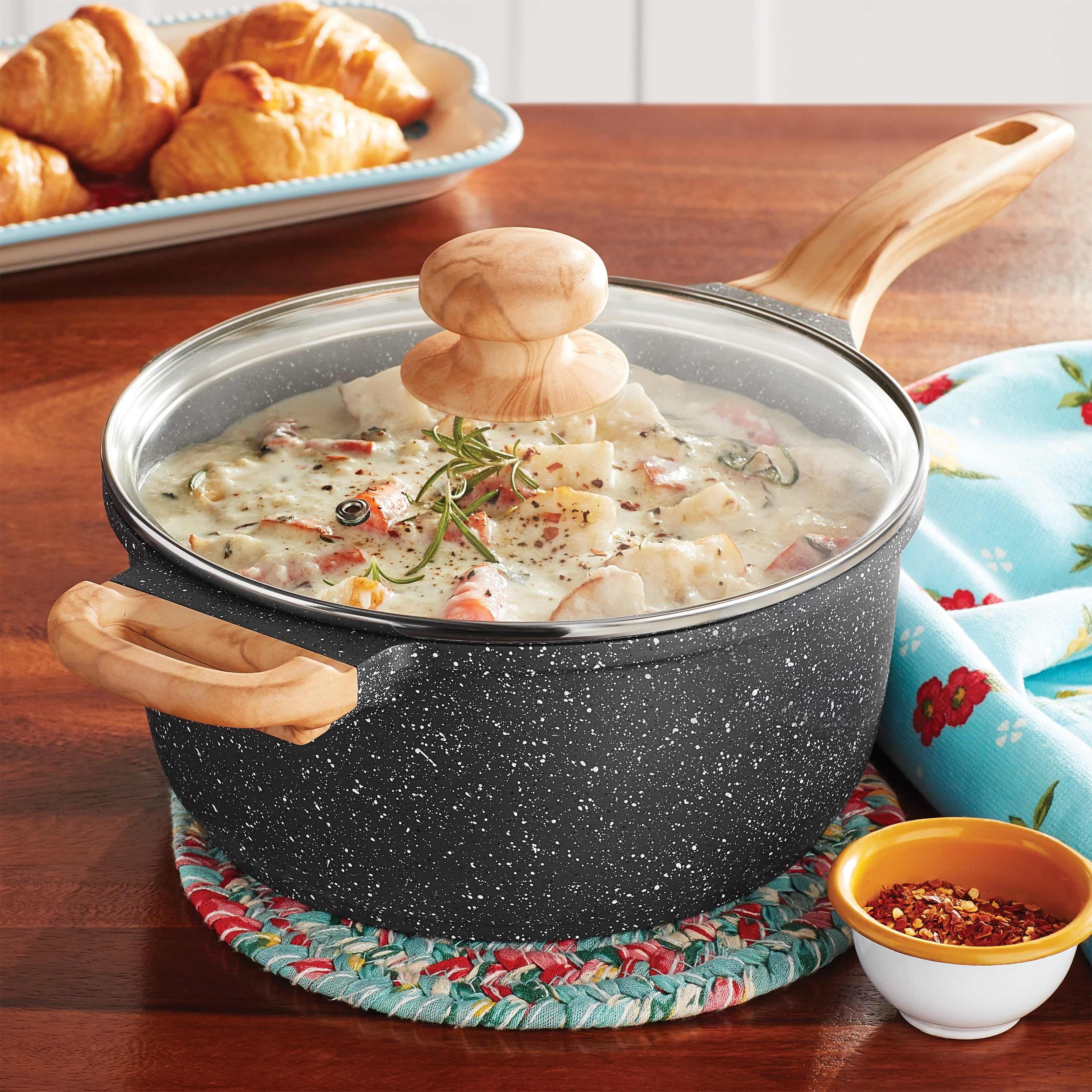 PW CST 4QT SAUCE PAN