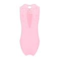 thumbnail image 2 of iEFiEL Girls Lace Splice Ballet Dance Leotard Cutout Back Gymnastics Jumpsuit, 2 of 7
