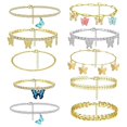 thumbnail image 1 of Tobilleras Para Mujer Playa De Verano Tobilleras Ajustables Pulsera De Aleación Regalos Para Mujeres Mamá Esposa Novia Mejor Amigo Aniversario Monstrate AP006653-01, 1 of 6