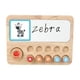 thumbnail image 2 of Juego de Aprendizaje del Alfabeto y Matemáticas Educativo con Bloques de Madera de Números y Letras, Tarjetas de Preguntas y Bolígrafo para el Aprendizaje en el Aula y en Casa, 2 of 9