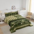 thumbnail image 3 of Military Theme Bedding American Flag Comforter Set Teenagers, Camouflage Stars and Stripes Design Bedding Comforter Sets Army Camo Vintage Theme Duvet Insert Twin 2Pcs Gift, 3 of 6