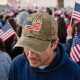 thumbnail image 2 of USA 250th Anniversary Hat 1776–2026 Patriotic Embroidered Flag Map Baseball Cap Unisex, 2 of 7