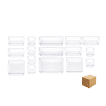 thumbnail image 1 of Organizador De Cajones Joyas Maquillaje 16 Pzas De Plástico Belug,  Transparente, 1 of 5