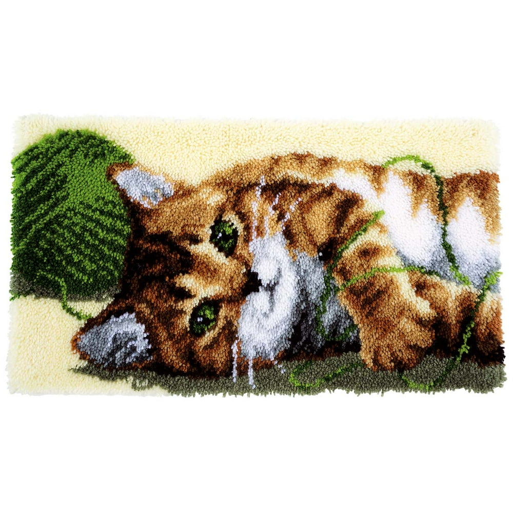 Vervaco® Playful Cat Latch Hook Kit