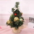thumbnail image 4 of Inteprter mesita de noche Navidad Artificial Mini árbol Hotel PVC simulación de Navidad árboles falsos decoración Festival banquete decoración Kits de decoración para fiestas A-S09 Inteprter HA069270-03, 4 of 6