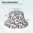 thumbnail image 5 of Kdxio Reflective Bucket Hat - Beach Print Bucket Hat for Men,Women, 5 of 9