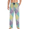 thumbnail image 4 of FREEAMG Beautiful Flower Pajama Pants for Men, Men's Separate Bottoms, Comfortable Sleep Lounge Pj Pants, 4 of 7