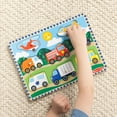 thumbnail image 2 of shiyou-Vehicles Wooden Peg Puzzle (8 Pieces), 2 of 4