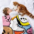 thumbnail image 2 of BT21 anti-pilling, suave, ligera, esponjosa y acogedora de lujo para hogar y cocina – Perfecta para niños y adultos,50X70cm, 2 of 6