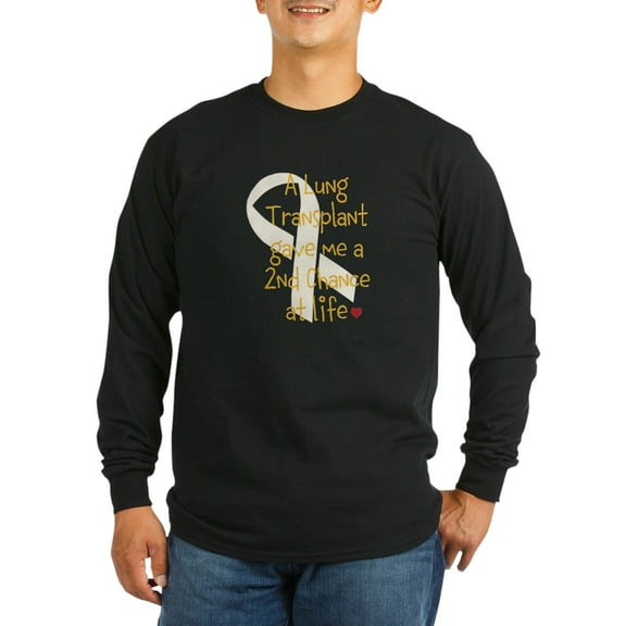 CafePress - 2Nd Chance At Life (Lung) Long Sleeve Dark T Shirt - Long Sleeve Dark T-Shirt
