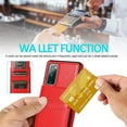 thumbnail image 6 of Mantto For Samsung S20 FE Case, Luxury Durable Shockproof Wallet Card Slots Case with Card Holder Pocket Back,PU Leather Kickstand Back Flip Cover For Samsung Galaxy S20 FE - Red, 6 of 7