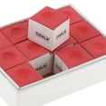 thumbnail image 6 of yotijay 12Pcs Pool Cue Chalks Billiard Chalk Lightweight Supplies Increase Friction Pool Red, 6 of 9