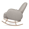 thumbnail image 5 of Nursery Works Compass Rocker in Performance Grey Eco-Weave with Rose Gold Legs, 5 of 7
