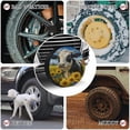 thumbnail image 6 of American Flag Bald Eagle Patriotic Design Spare Tire Cover Universal Wheel Protectors Dust Waterproof Car Decor Fit Cars Accessories SUV Truck Camper Trailer, 6 of 10