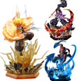 thumbnail image 2 of FIGURA DE ACCIÓN DE Agatsuma Zenitsu Demon Slayer, juguete de 31cm, Akaza Kimetsu no Yaiba, Kokushibou/Daki/gyutarou Gong Bohan LED, 2 of 2