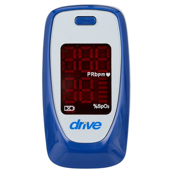Drive Medical Fingertip Pulse Oximeter with LED Display & Low Power Consumption