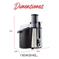 thumbnail image 4 of Extractor De Jugos Profesional Nevashel Kitchen AD-08 1400w, 5 Velocidades, Vaso De 1 Litro, Display Digital, Automático, Ideal Para Frutas Y Verduras, Diseño Moderno, Uso Doméstico Y Comercial, 110v, 4 of 7