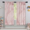 thumbnail image 5 of Blackout Kids Curtains,Pink Marble Pattern Childrens Insulated Curtains Set Of 2,Bedroom Essentials,Toddler Room Decor 42"x63", 5 of 5