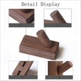 thumbnail image 4 of 4pcs Natural Wooden Coat Hooks, Wood Wall Hooks, Adhesive Hooks Hat Hook, Rectangle Beech (q), 4 of 5