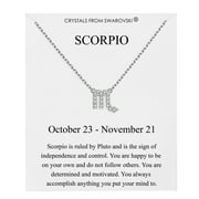 Scorpio Zodiac Necklace Created with Swarovski® Crystals