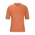 thumbnail image 3 of zfhfof Men's Knit Polo Shirts 2024 Summer Short Sleeve Casual Vintage Shirts Texture Lightweight Classic Golf Shirts, 3 of 5