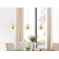 thumbnail image 3 of Cal Lighting Integrated dimmable LED double glass mini pendant light. 6W, 450 lumen, 3000K, 3 of 3