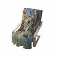 thumbnail image 4 of Venice Soft Flannel Fleece Throw Blanket, Cityscape on a Sunny Day Rialto Bridge Venetian Grand Canal Travel Destination, Cozy Plush for Indoor and Outdoor Use, 50" x 60", Multicolor, by Ambesonne, 4 of 6